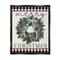 Stupell Industries Merry Christmas Tartan Wreath Framed Floater Canvas Wall Art